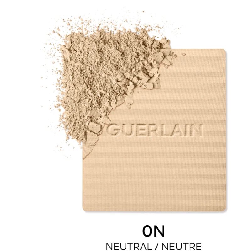 Guerlain Parure Gold Skin Control компактен матиращ фон дьо тен пълнител цвят 0N Neutral 87 гр.