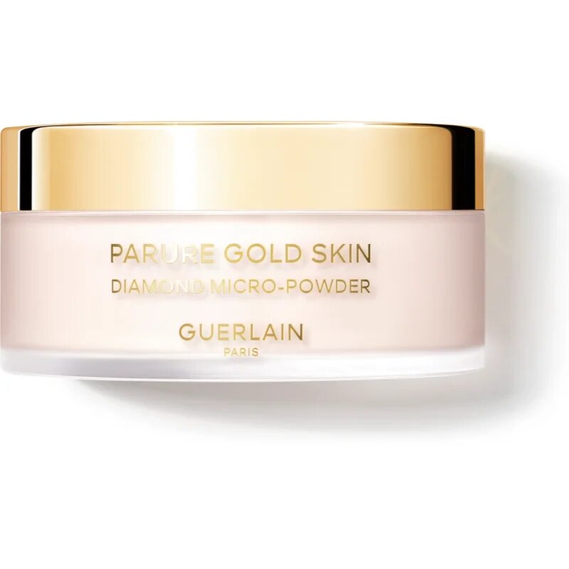 Guerlain Parure Gold Skin Diamond Micro-Powder озаряваща насипна пудра цвят 01 Translucent / Transparent 35 гр.