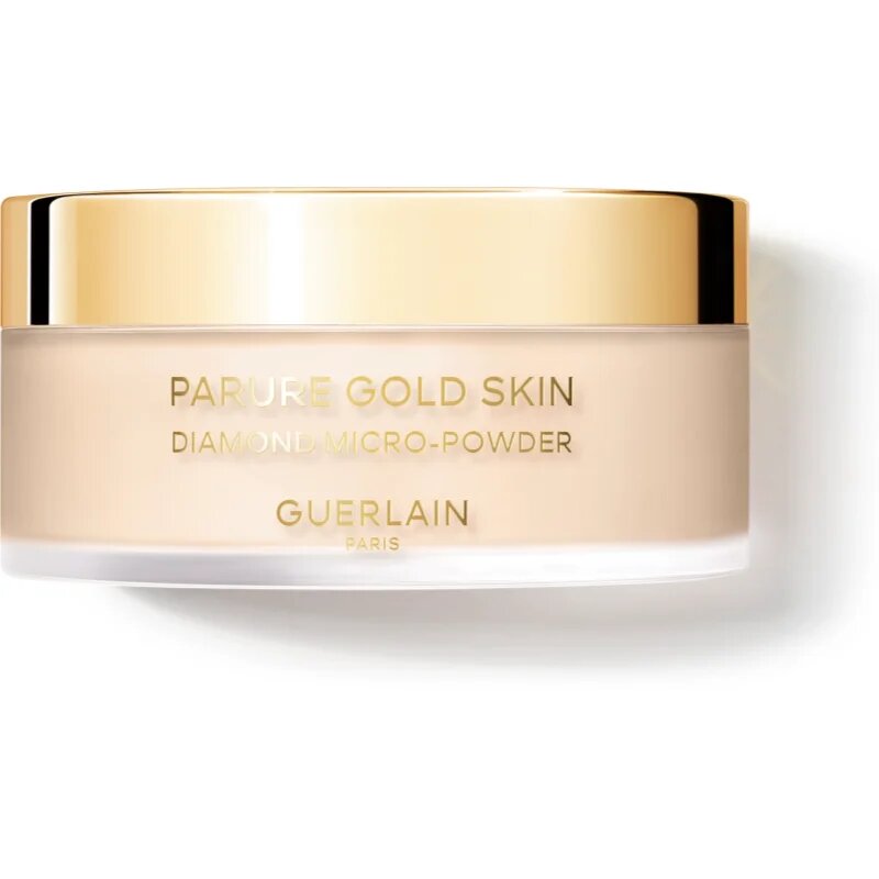Guerlain Parure Gold Skin Diamond Micro-Powder озаряваща насипна пудра цвят 02 Light / Clair 35 гр.