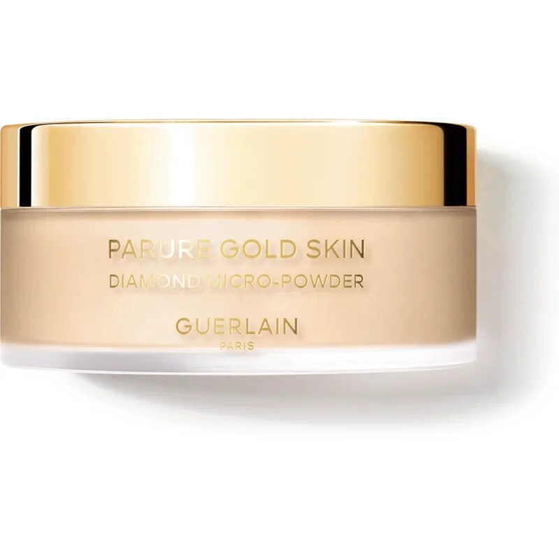 Guerlain Parure Gold Skin Diamond Micro-Powder озаряваща насипна пудра цвят 03 Medium / Moyen 35 гр.