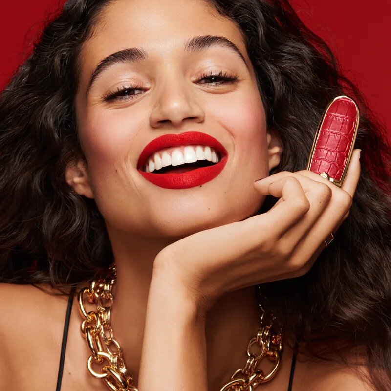 Guerlain Rouge G Double Mirror Jewel Case калъф за червило с малко огледало Le Croco 1 бр.