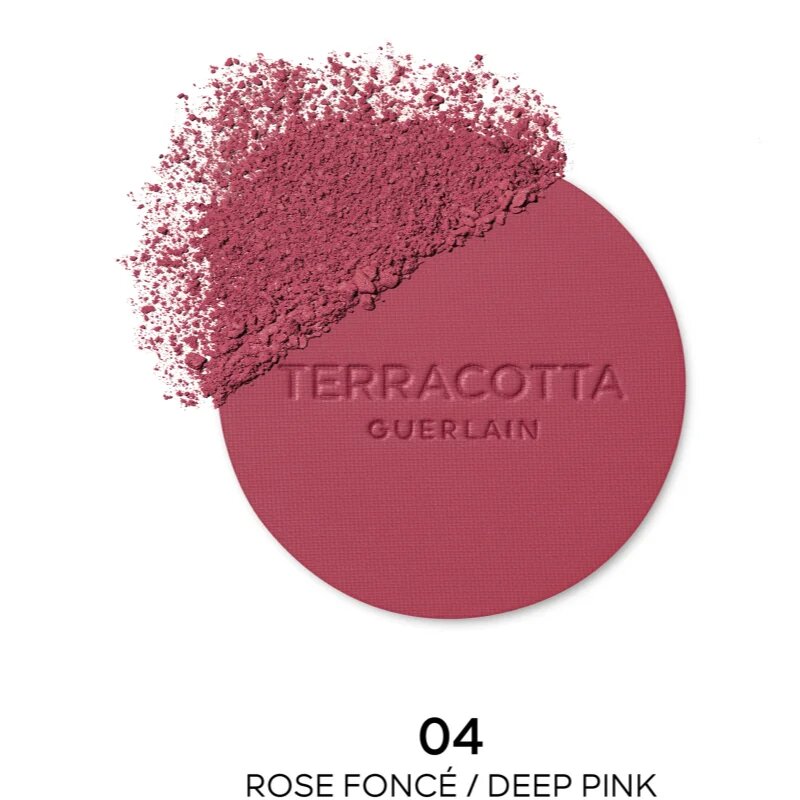 Guerlain Terracotta Blush освежаващ руж цвят 04 Deep Pink 5 гр.