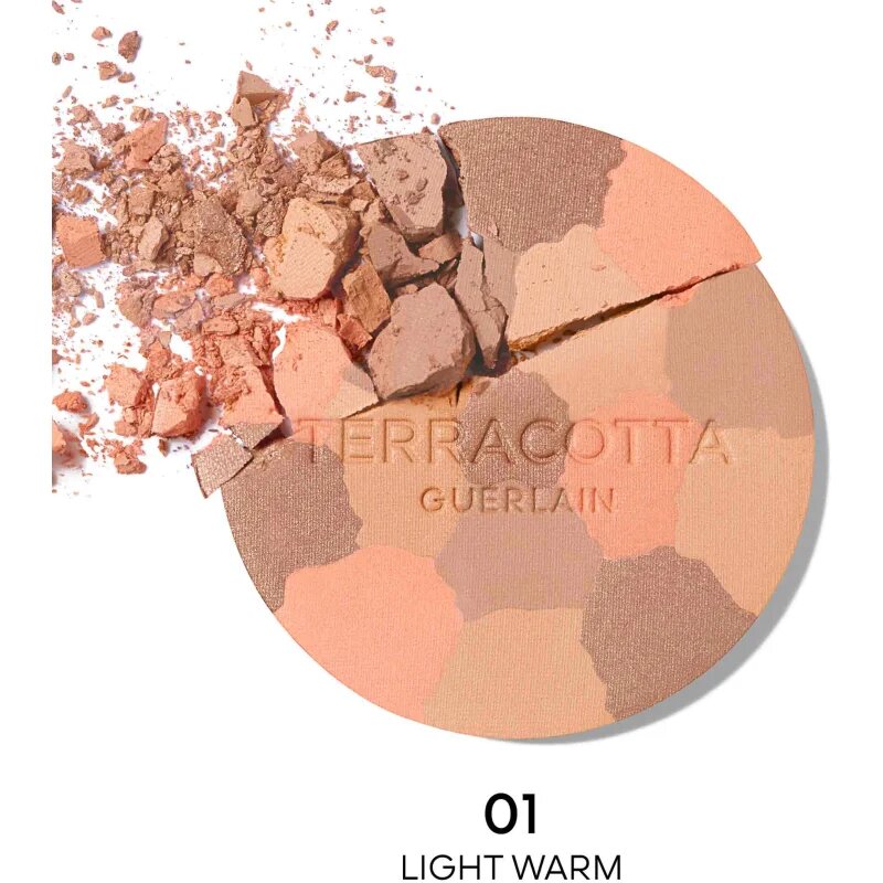 Guerlain Terracotta Light бронзираща озаряваща пудра пълнещ цвят 01 Light Warm 10 гр.