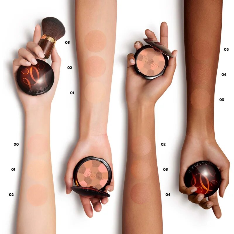 Guerlain Terracotta Light бронзираща озаряваща пудра пълнещ цвят 04 Deep Cool 10 гр.