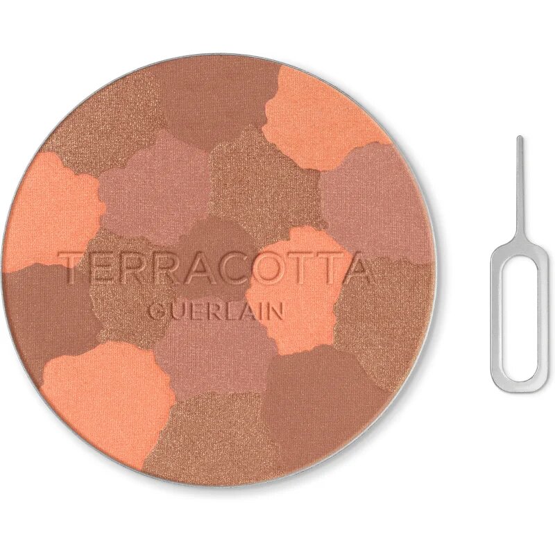 Guerlain Terracotta Light бронзираща озаряваща пудра пълнител цвят 05 Deep Warm 10 гр.