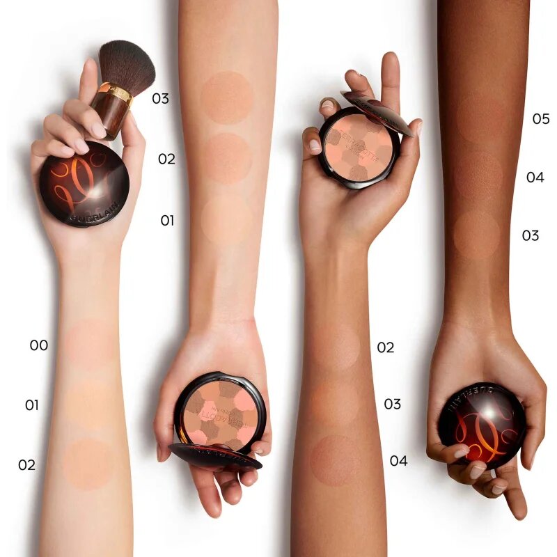 Guerlain Terracotta Light бронзираща озаряваща пудра пълнител цвят 05 Deep Warm 10 гр.