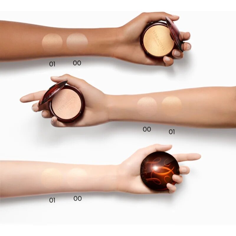 Guerlain Terracotta Luminizer бронзираща озаряваща пудра цвят 01 Warm Gold 7 гр.