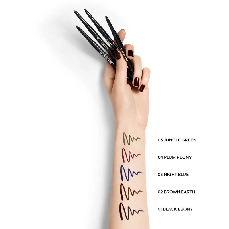 Guerlain The Eye Pencil дълготраен молив за очи водоустойчив цвят 03 Night Blue 035 гр.