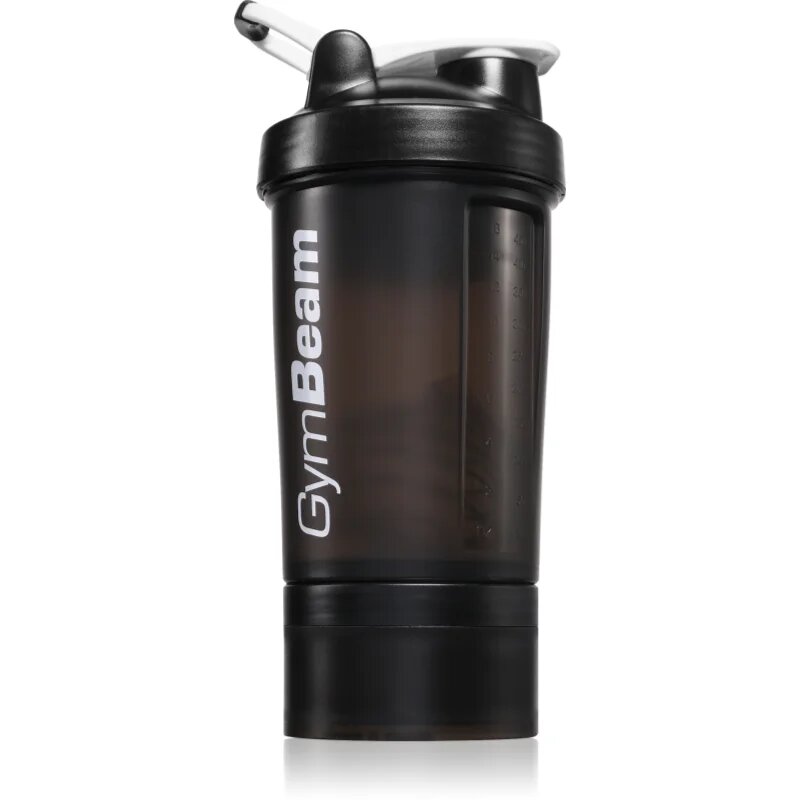 GymBeam Blend Bottle спортен шейкър + контейнер боя Black White 1 бр.