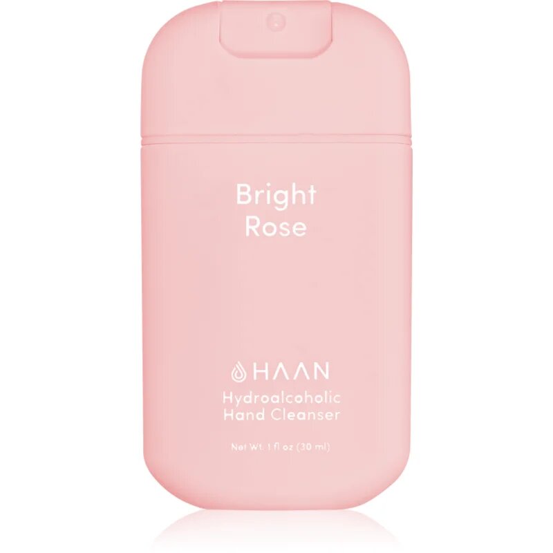 Haan Hand Cleanser Bright Rose спрей за почистване на ръце с антибактериална добавка 30 мл.