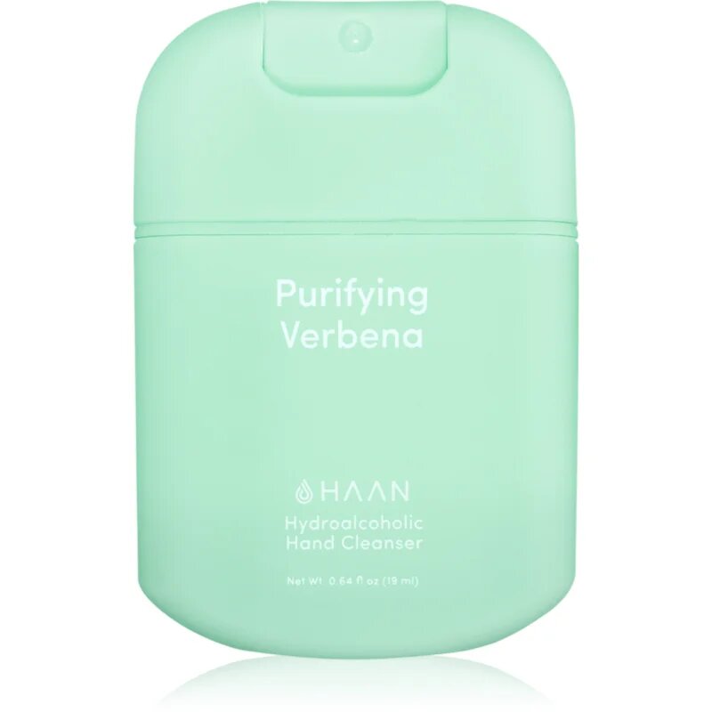 Haan Purifying Verbena спрей за почистване на ръце с антибактериална добавка Mini 19 мл.