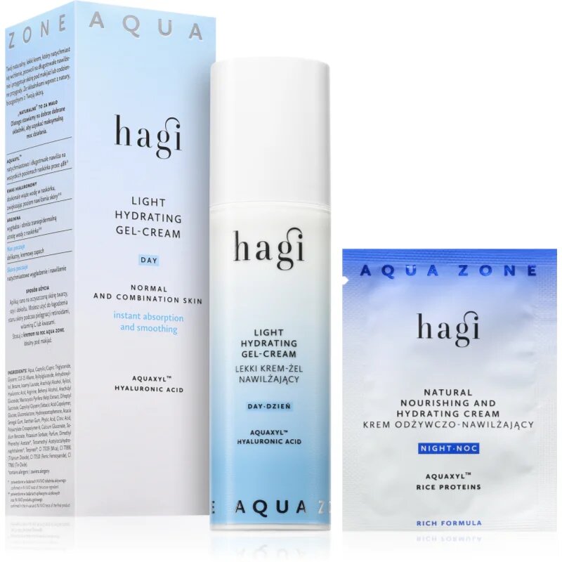 Hagi Aqua Zone освежаващ крем гел с хидратиращ ефект 50 мл.