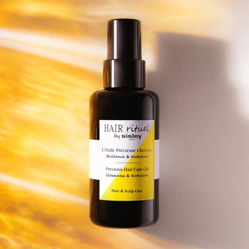 Hair Rituel by Sisley Precious Hair Care Oil парфюмирано масло за коса за блясък и мекота на косата 100 мл.