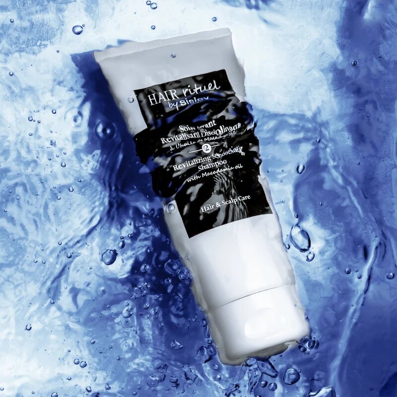 Hair Rituel by Sisley Revitalizing Smoothing Shampoo with Macadamia oil изглаждащ шампоан за всички видове коса s makadamovým olejem 500 мл.