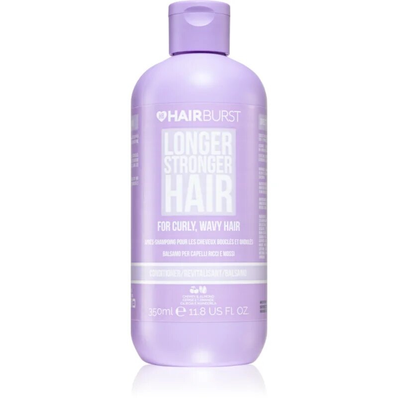 Hairburst Longer Stronger Hair Curly Wavy Hair хидратиращ балсам за чуплива и къдрава коса 350 мл.