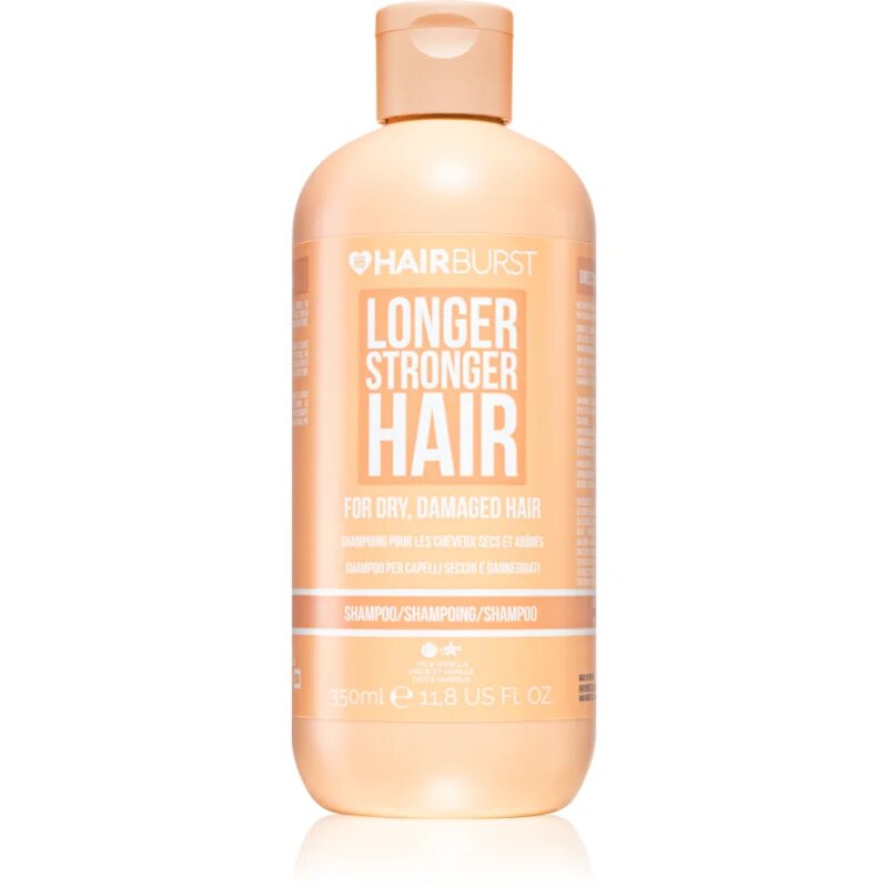 Hairburst Longer Stronger Hair Dry Damaged Hair хидратиращ шампоан за суха и увредена коса 350 мл.