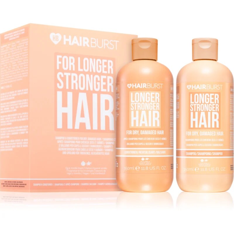 Hairburst Longer Stronger Hair Dry Damaged Hair Set подаръчен комплект за суха и увредена коса