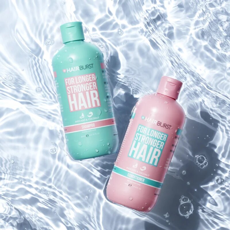 Hairburst Longer Stronger Hair хидратиращ шампоан за подсилване и блясък на косата 350 мл.