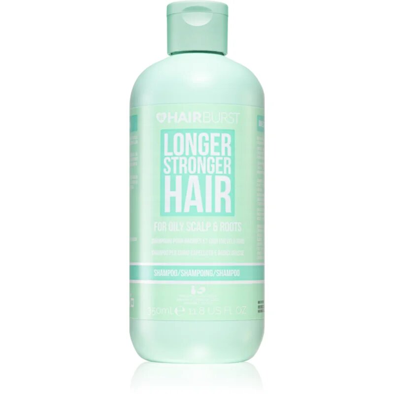 Hairburst Longer Stronger Hair Oily Scalp & Roots почистващ шампоан за бързо омазняваща се коса 350 мл.