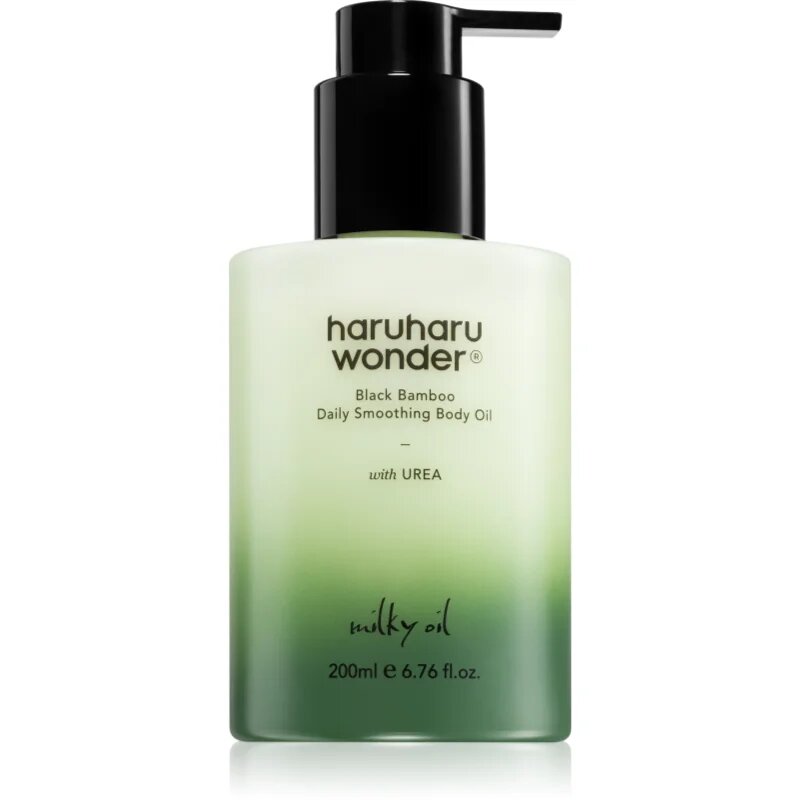 Haruharu Wonder Black Bamboo Daily Smoothing Body Oil кадифено масло за тяло с подхранващ ефект 200 мл.