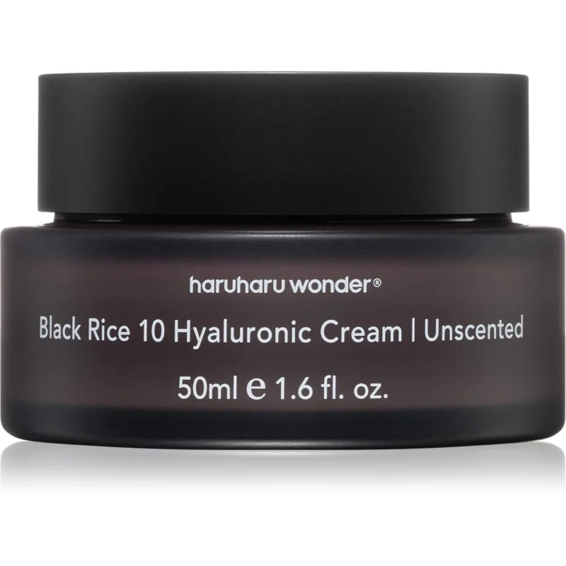 Haruharu Wonder Black Rice 10 Hyaluronic дълбоко хидратиращ крем в дълбочина за всички типове кожа на лицето 50 мл.