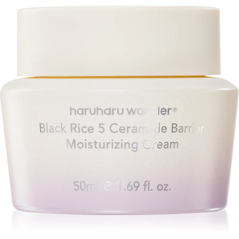 Haruharu Wonder Black Rice 5 Ceramide Barrier Moisturizing Cream интензивно подхранващ крем възстановяващ кожната бариера 50 мл.