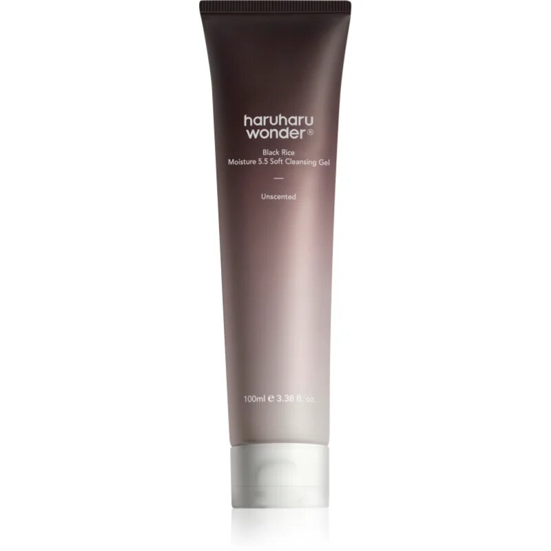 Haruharu Wonder Black Rice Moisture лек почистващ гел за чувствителна и нетолерантна кожа 100 мл.
