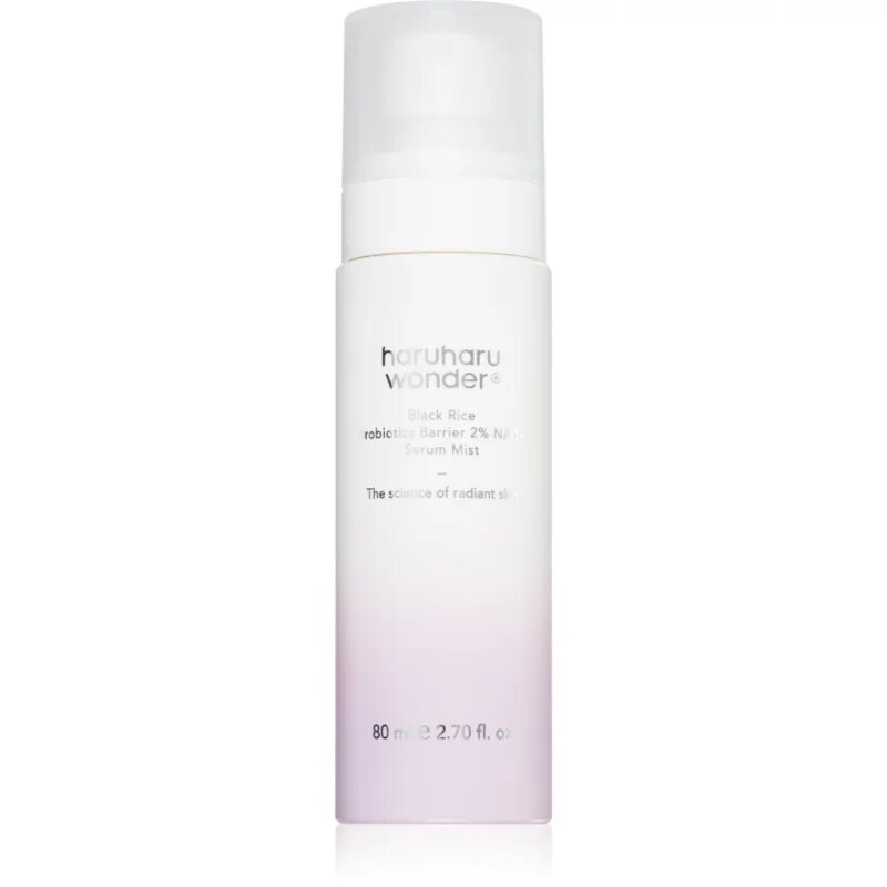 Haruharu Wonder Black Rice Probiotics Barrier NAD+ Serum Mist възстановяващ серум за лице в спрей 80 мл.