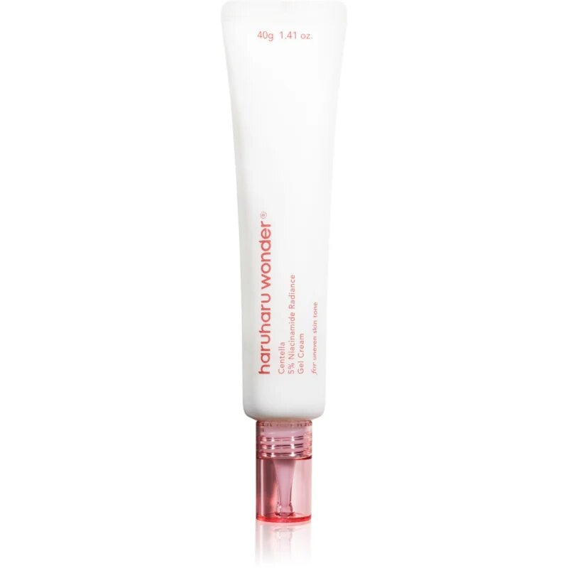 Haruharu Wonder Centella 5% Niacinamide Radiance Gel Cream лек гел-крем да уеднакви цвета на кожата 40 гр.