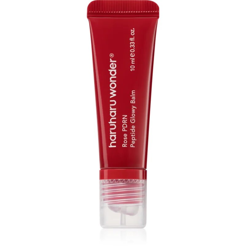 Haruharu Wonder Rose PDRN Peptide Glowy Balm подхранващ балсам за устни с пептиди 10 мл.