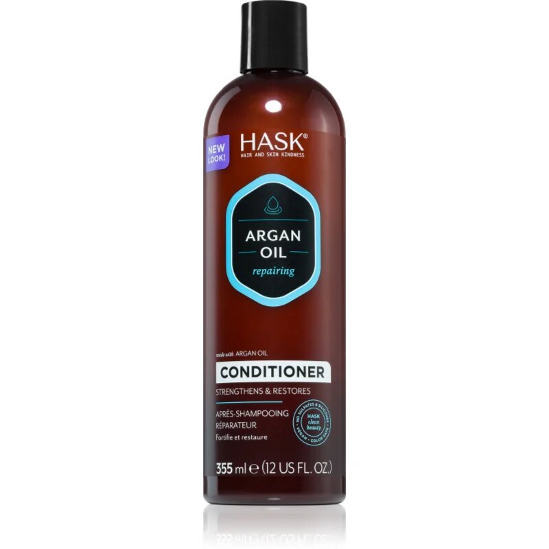 HASK Argan Oil ревитализиращ балсам за увредена коса 355 мл.