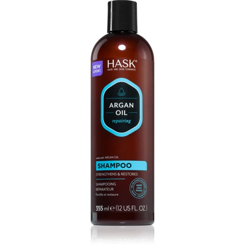 HASK Argan Oil ревитализиращ шампоан за увредена коса 355 мл.