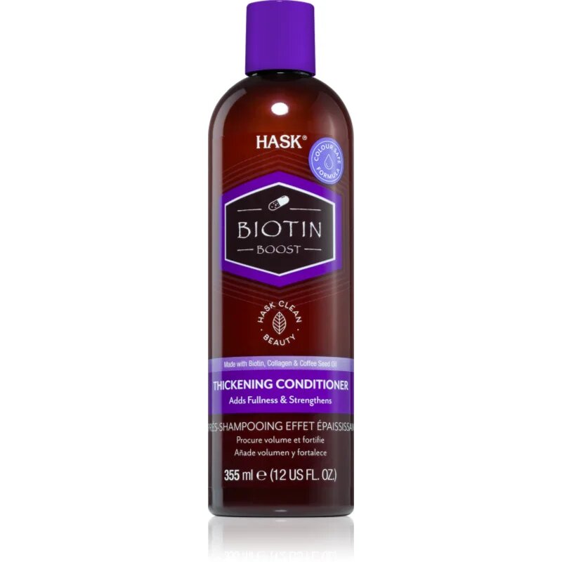 HASK Biotin Boost подсилващ балсам за обем 355 мл.