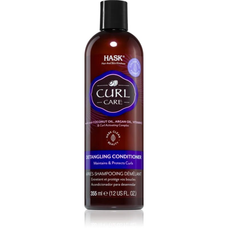 HASK Curl Care балсам-грижа за чуплива и къдрава коса 355 мл.