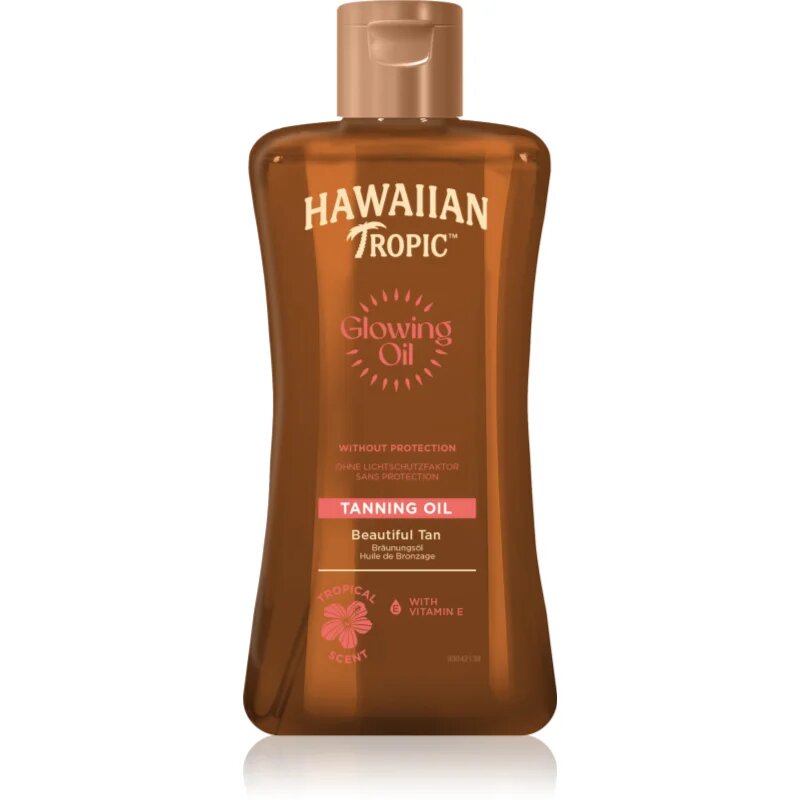 Hawaiian Tropic Glowing Oil Tanning олио за тяло за удължаване на загара 200 мл.