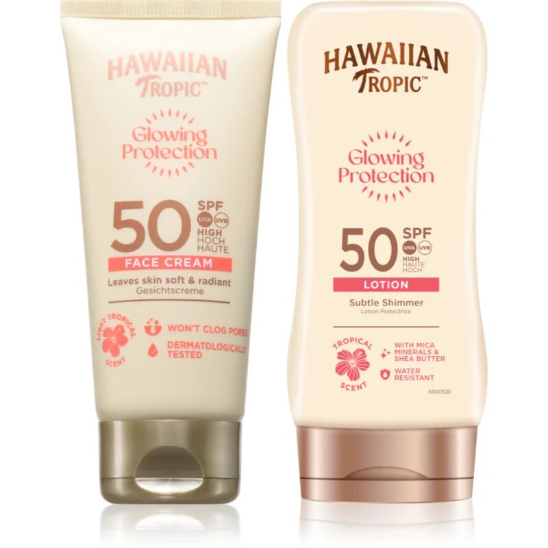 Hawaiian Tropic Glowing Protection комплект