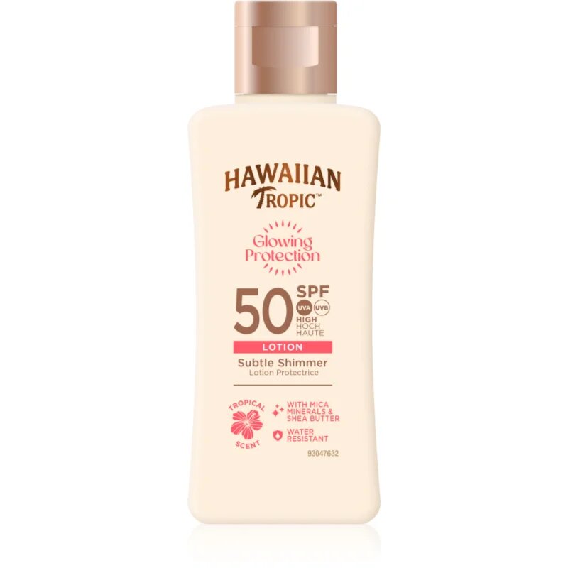 Hawaiian Tropic Glowing Protection Sunscreen Lotion мляко за загар SPF 50 75 мл.