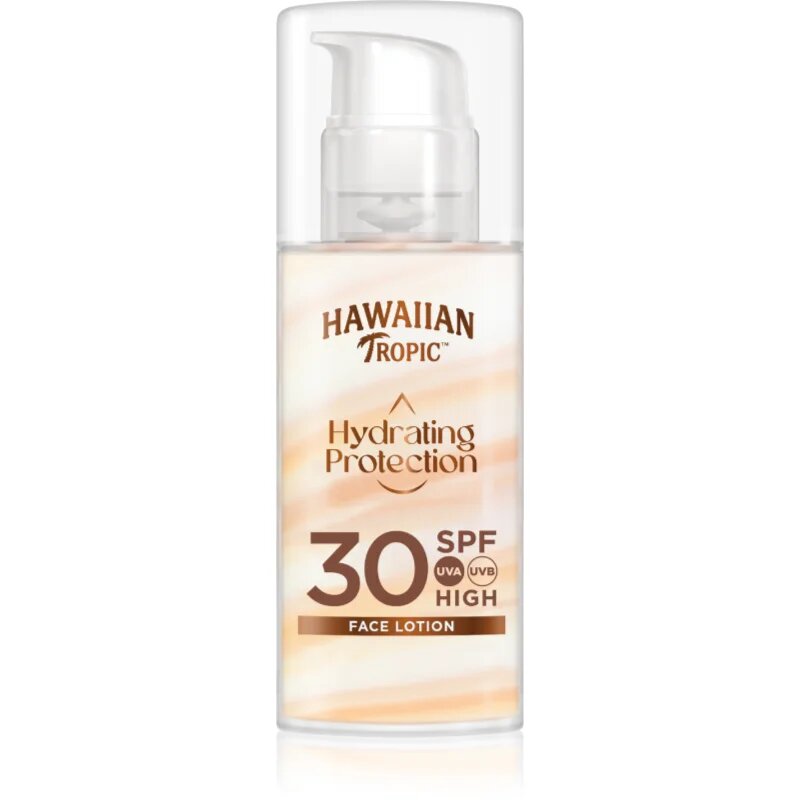 Hawaiian Tropic Hydrating Protection Face Lotion слънцезащитен крем за лице SPF 30 50 мл.