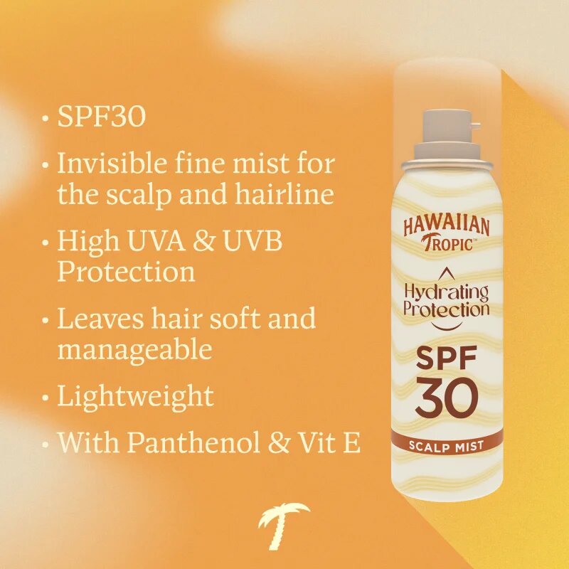 Hawaiian Tropic Hydrating Protection Scalp Mist защитна мъгла За коса SPF 30 60 мл.