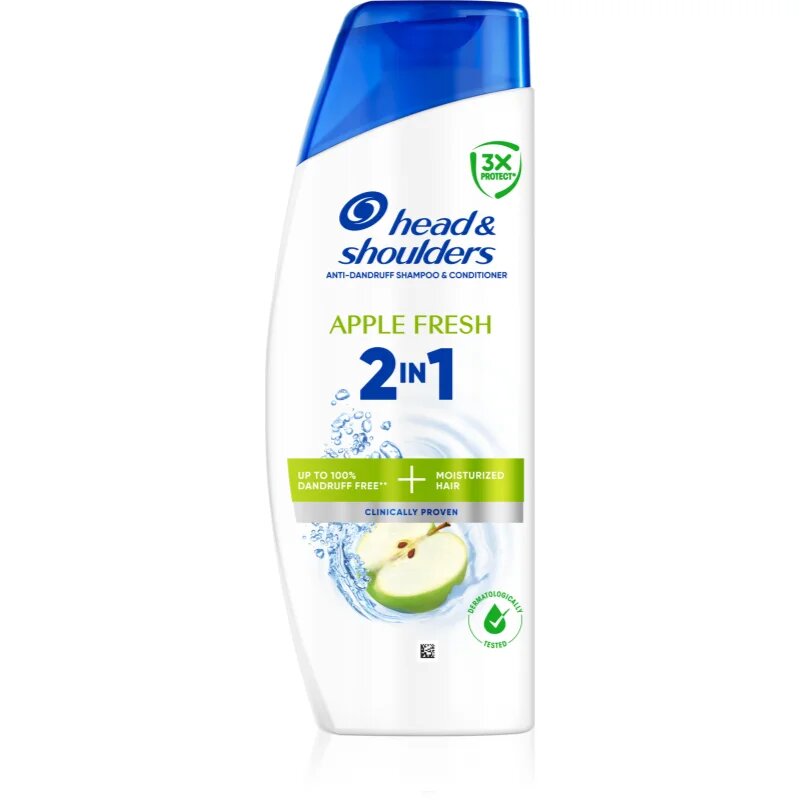 Head & Shoulders Apple Fresh 2in1 шампоан и балсам против пърхот 400 мл.