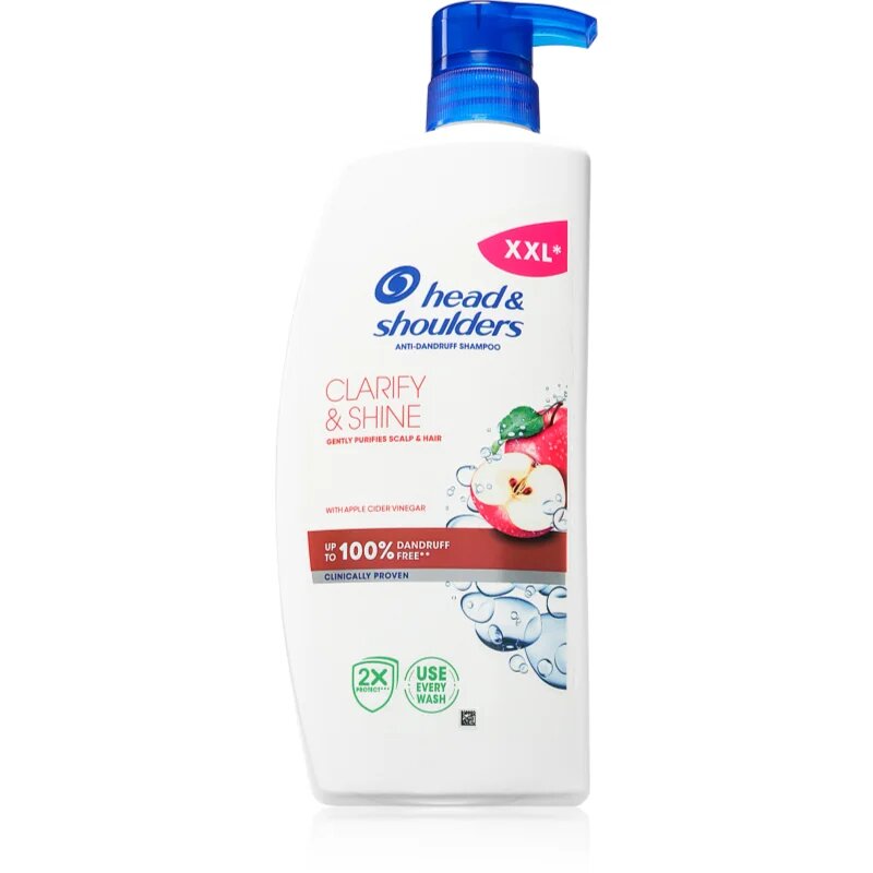 Head & Shoulders Clarify&Shine Apple Cider шампоан против пърхот 800 мл.