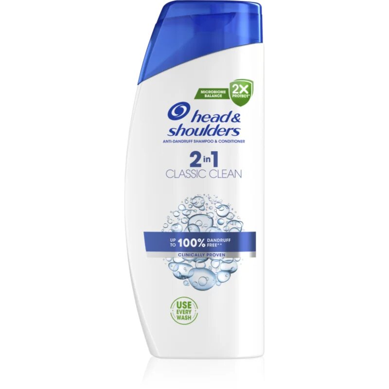 Head & Shoulders Classic Clean 2in1 шампоан против пърхот 2 в 1 625 мл.
