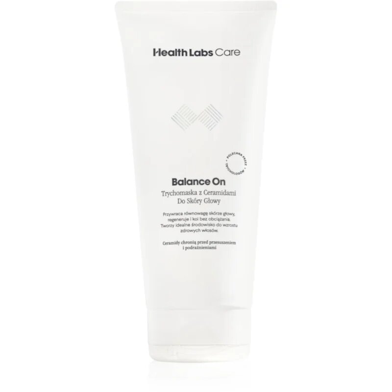 Health Labs Care Balance On Trichomaska with ceramides for the scalp подхранваща и хидратираща маска за коса с церамиди 200 мл.