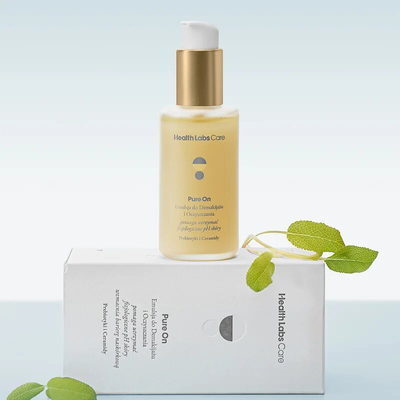 Health Labs Care Pure On Makeup Remover and Cleansing Emulsion почистващ и премахващ грима гел за жени 100 мл.
