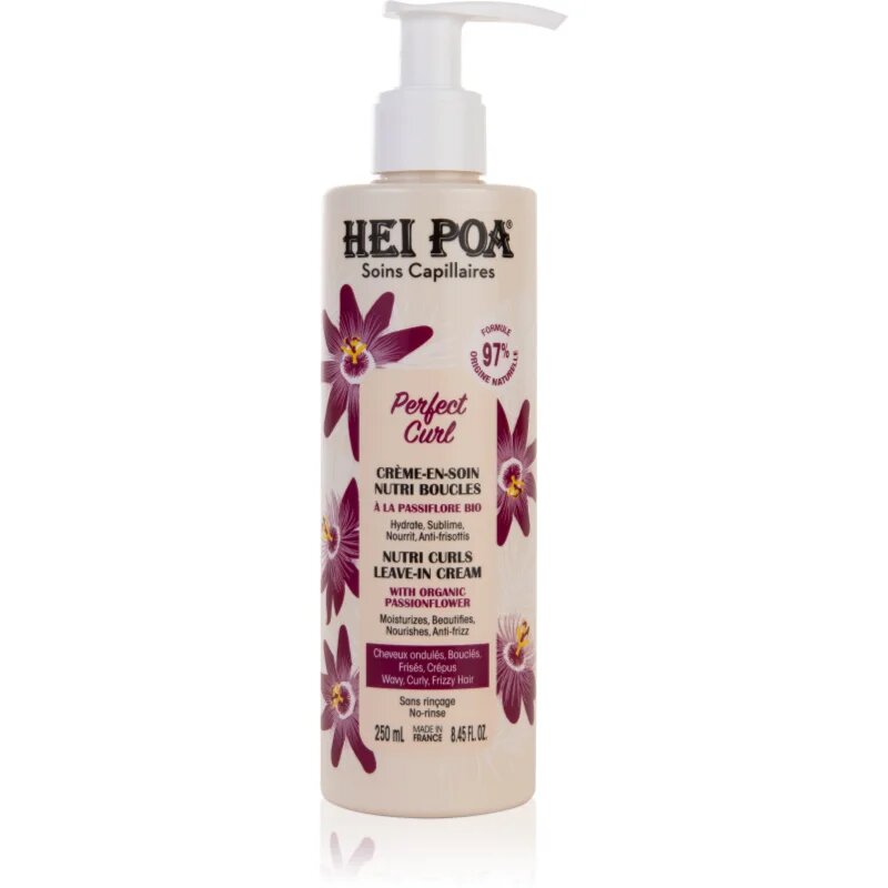 Hei Poa Perfect Curl крем без отмиване за чуплива и къдрава коса 250 мл.