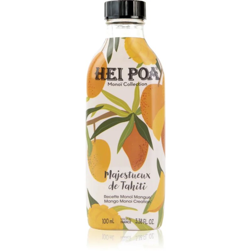 Hei Poa Pure Tahiti Monoï Oil Mango Scent мултифункционално масло за тяло и коса 100 мл.