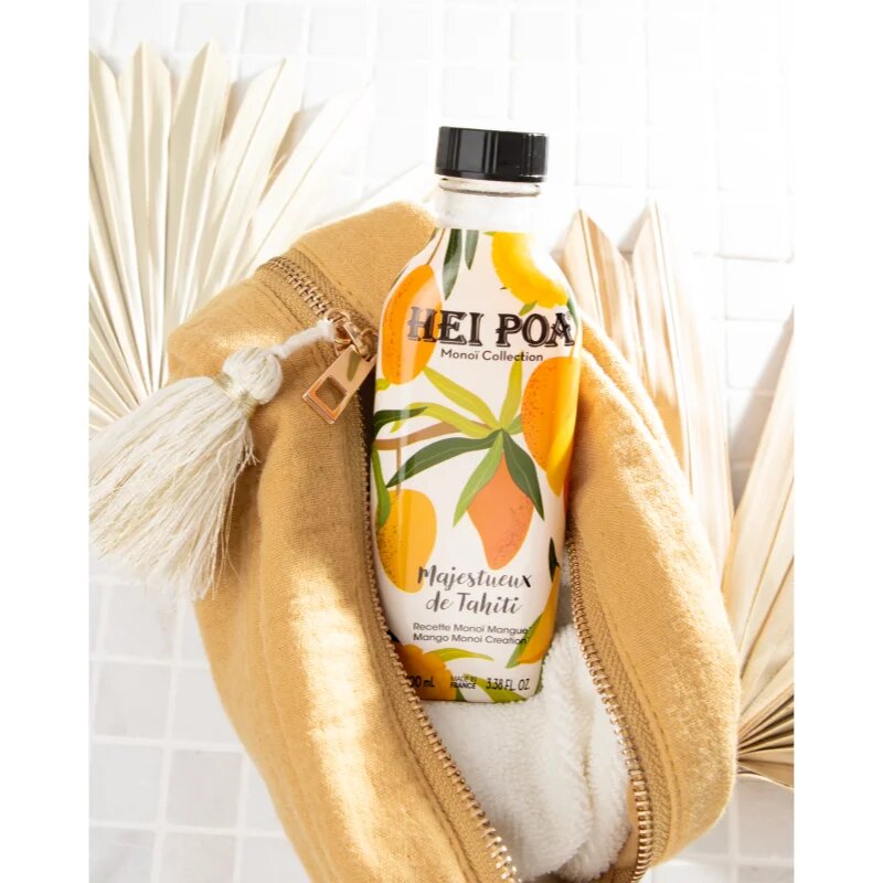 Hei Poa Pure Tahiti Monoï Oil Mango Scent мултифункционално масло за тяло и коса 100 мл.