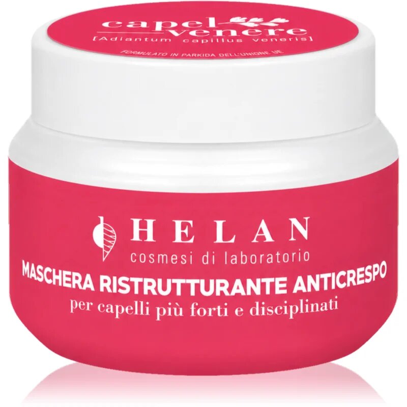 Helan CAPELVENERE Anti-Frizz Restructuring Hair Mask изглаждаща маска за чуплива и къдрава коса 150 мл.