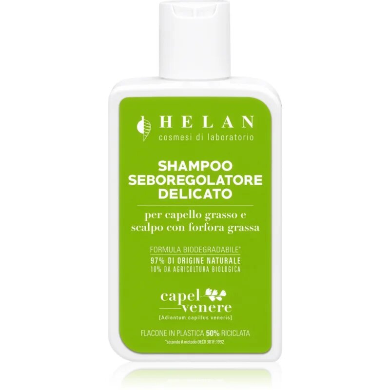 Helan CAPELVENERE Gentle Sebum-Regulating Shampoo шампоан за мазна коса и мазен скалп 200 мл.