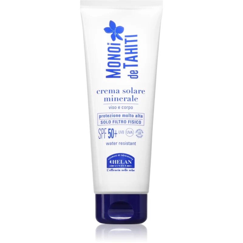 Helan MONOÏ de TAHITI Mineral Sun Cream SPF50+ слънцезащитен крем за лице и тяло 125 мл.
